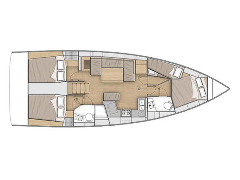 Book yachts online - sailboat - Oceanis 40.1 - KOS 40.9 - rent