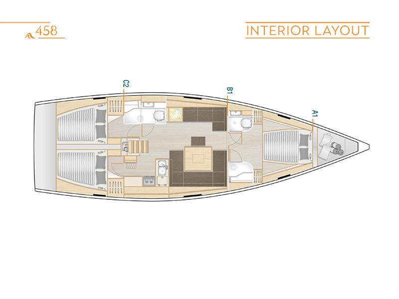 Book yachts online - sailboat - Hanse 458 - Podatok Too - rent