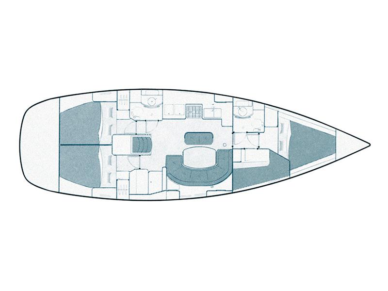 Book yachts online - sailboat - Oceanis Clipper 411 - Artemis - rent