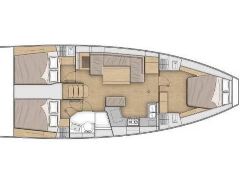 Book yachts online - sailboat - Oceanis 40.1 - AVRA - rent