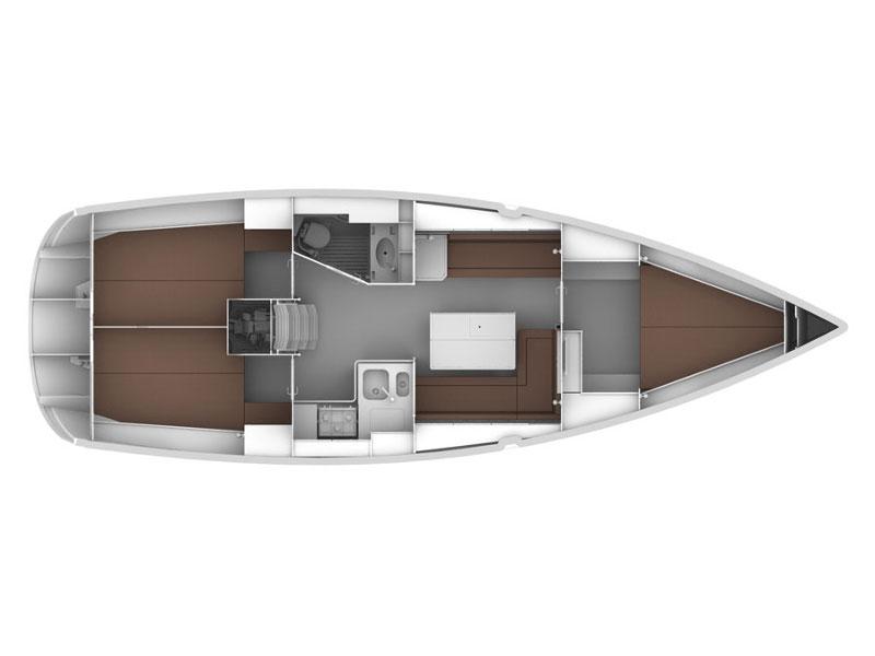 Book yachts online - sailboat - Bavaria Cruiser 36 - ANGELICA - rent