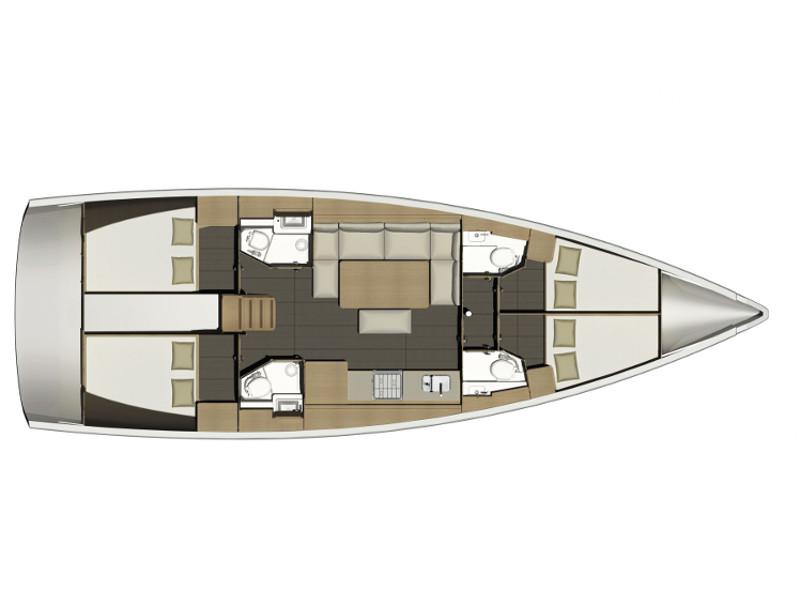Book yachts online - sailboat - DUFOUR 460 Grand Large BT - LOLA - rent