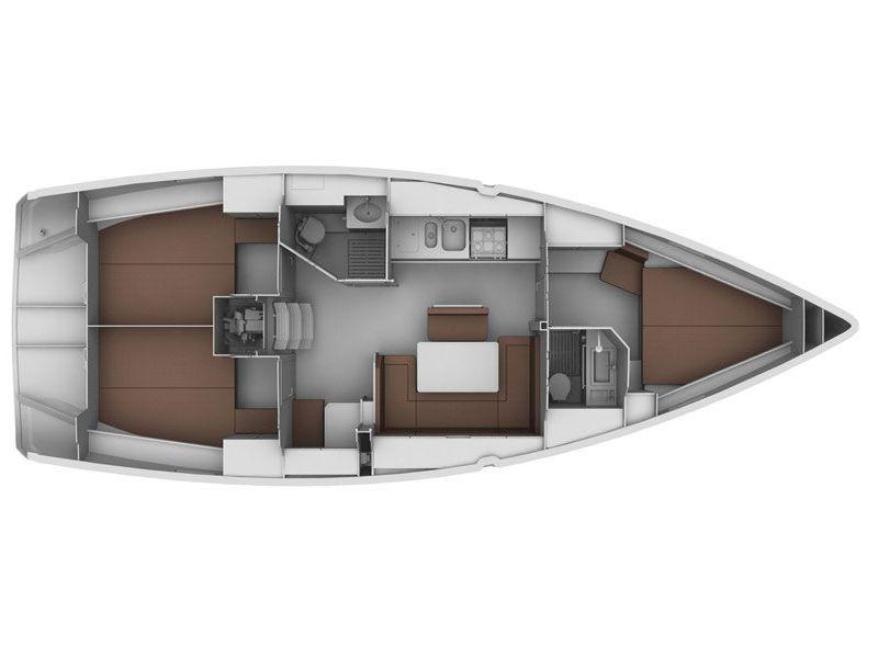 Book yachts online - sailboat - BAVARIA C 40 BT - MARISA - rent