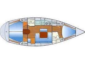 Book yachts online - sailboat - Bavaria 38 Cruiser - Limnos - rent