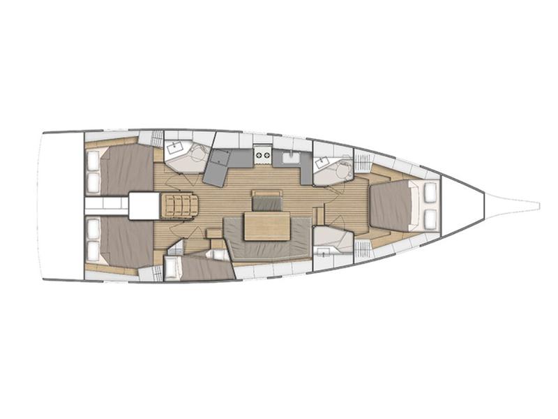 Book yachts online - sailboat - Oceanis 46.1 (bunk cab) - Pathos - Comfort line - rent
