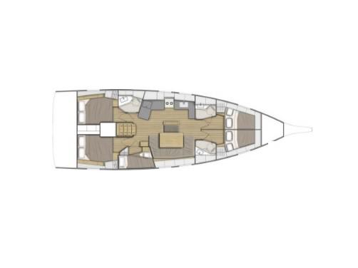 Book yachts online - sailboat - Oceanis 46.1 Performance - Okiroi - rent