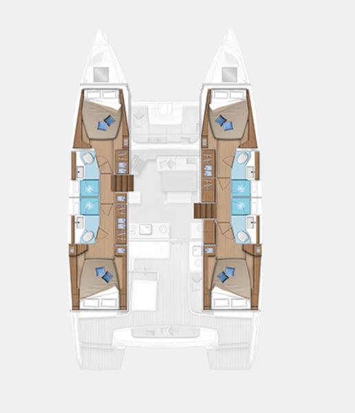 Book yachts online - catamaran - Lagoon 46 - Sail Pegasus - rent