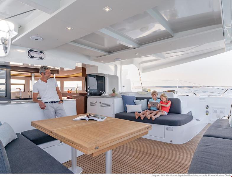 Book yachts online - catamaran - Lagoon 46 (2023) LUX - skippered - SKYFALL - rent