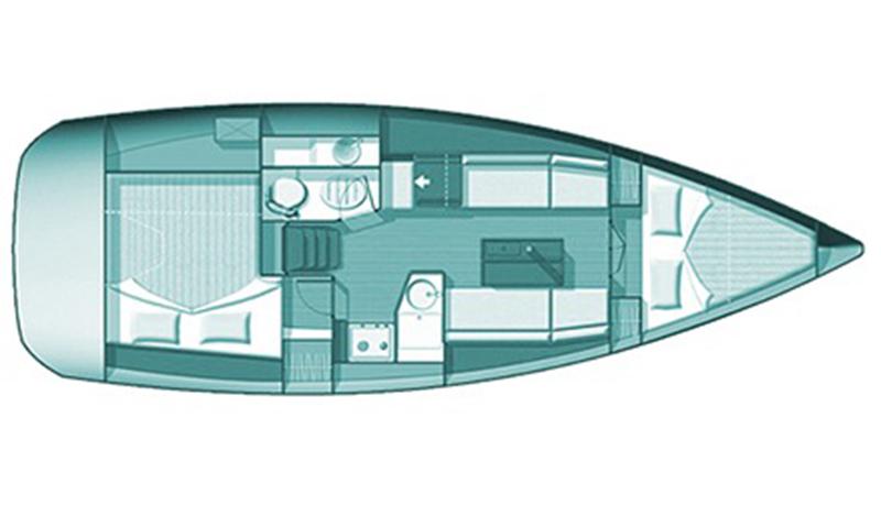 Book yachts online - sailboat - Sun Odyssey 33i - Galateia - rent