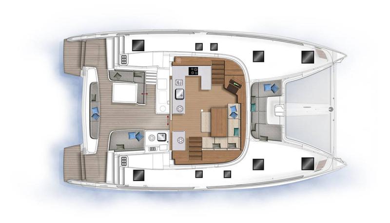 Book yachts online - catamaran - LAGOON 460 / 4 CABINS - BLUE REGENERATION - 6a VA-2-11-22 - rent