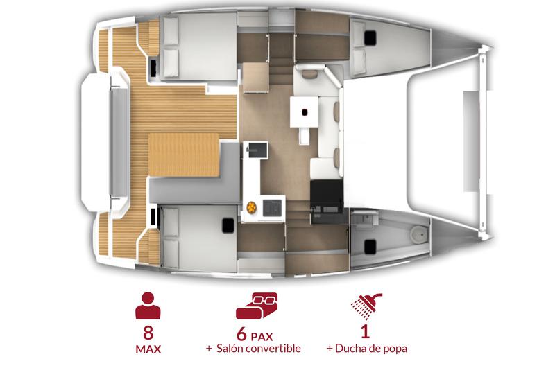 Book yachts online - catamaran - AVENTURA 34 - AVENTURA 34 - rent