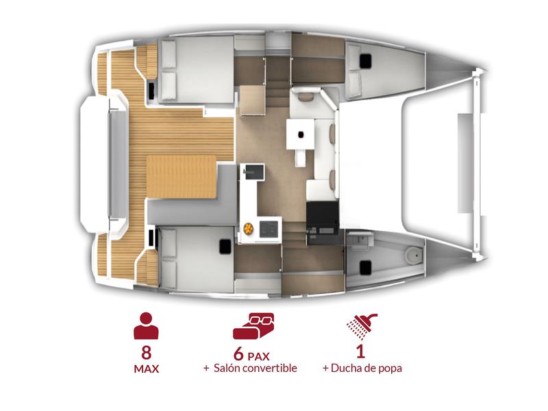 Book yachts online - catamaran - AVENTURA 34 - AVENTURA 34 - rent