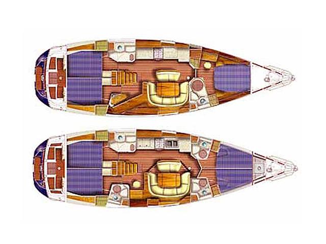 Book yachts online - sailboat - Sun Odyssey 49DS - Sunset - rent