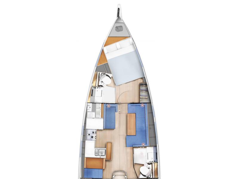Book yachts online - sailboat - Sun Odyssey 410 - GEVA X - rent