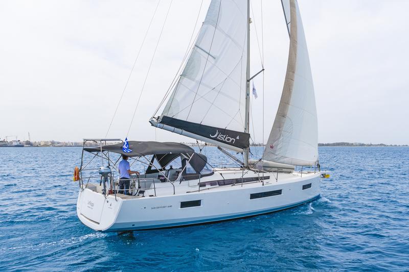 Book yachts online - sailboat - Sun Odyssey 440 - LEFKIPPI  - rent