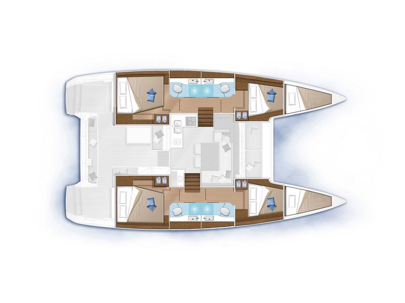 Book yachts online - catamaran - Lagoon 40 - BELLA MARE - rent