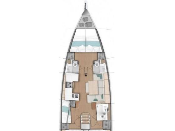 Book yachts online - sailboat - Sun Odyssey 490 - Ela - rent