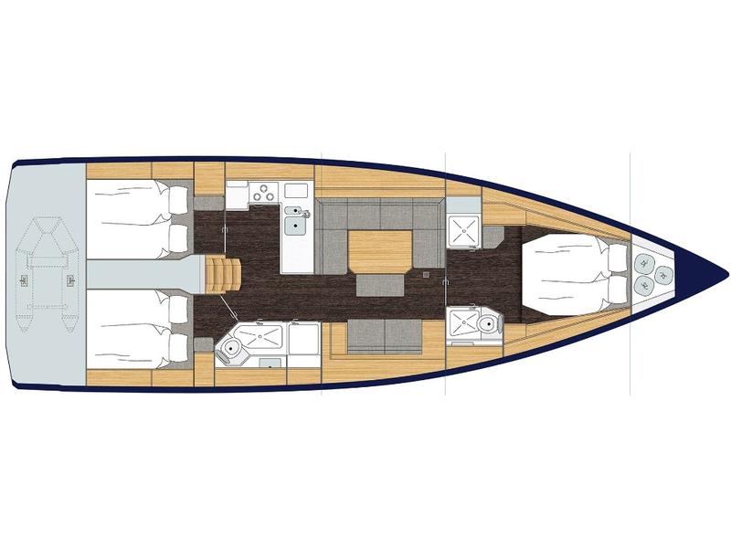 Book yachts online - sailboat - Bavaria C45 Style - Libertas - rent