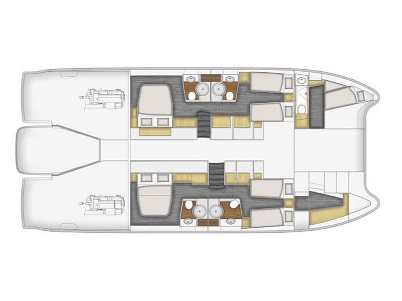 Book yachts online - powercatamaran - Queensland 55 - ACTIUM IV - rent