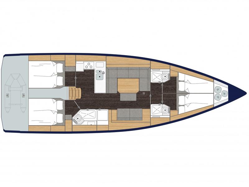 Book yachts online - sailboat - Bavaria C45 - LEGO - rent