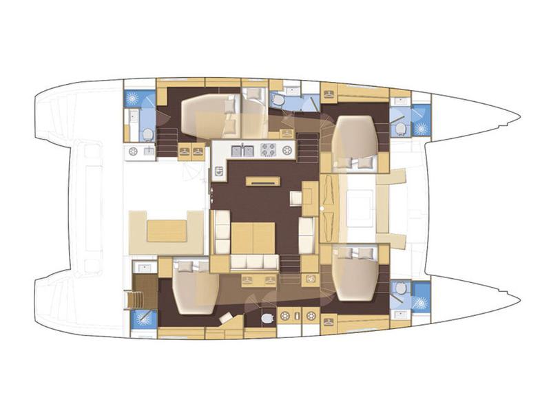 Book yachts online - catamaran - Lagoon 560 S2 FULL EQUIPE LUXE - Islas Luxe - rent