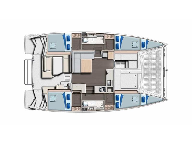 Book yachts online - catamaran - Sunsail 404 - Sunsail 404 (2018) - rent