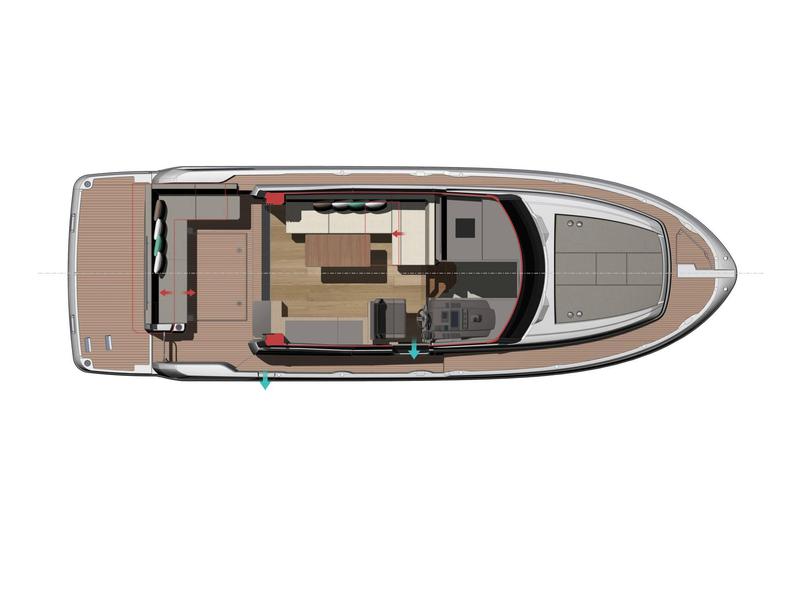 Book yachts online - motorboat - Jeanneau NC 37 - Aurora - rent