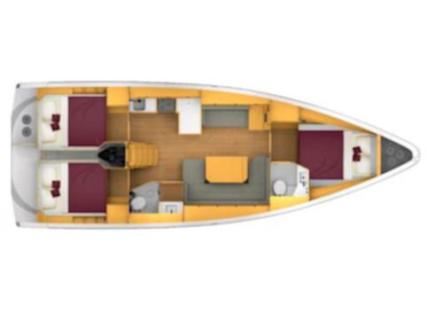 Book yachts online - sailboat - Bavaria 42 Cruiser - NN - rent