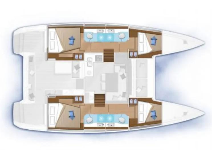 Book yachts online - catamaran - Lagoon 40 - Sedna - rent