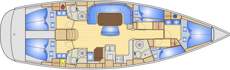 Book yachts online - sailboat - Bavaria 50 Cruiser - Muskat - rent