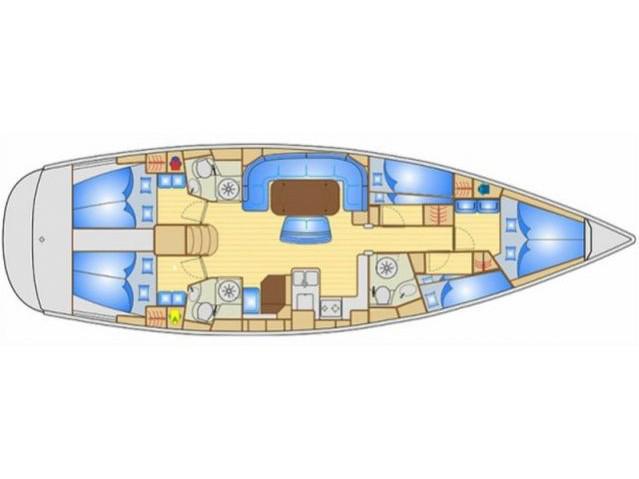 Book yachts online - sailboat - Bavaria 50 - Ma Belle - rent