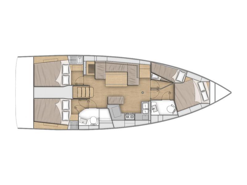 Book yachts online - sailboat - Oceanis 40.1 - Beneteau - First Line - Zugermayer - rent