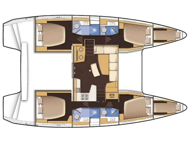 Book yachts online - catamaran - Lagoon 42 Premium A/C - Sol - rent