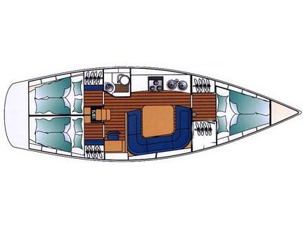 Book yachts online - sailboat - Dehler 37 - Seven - rent