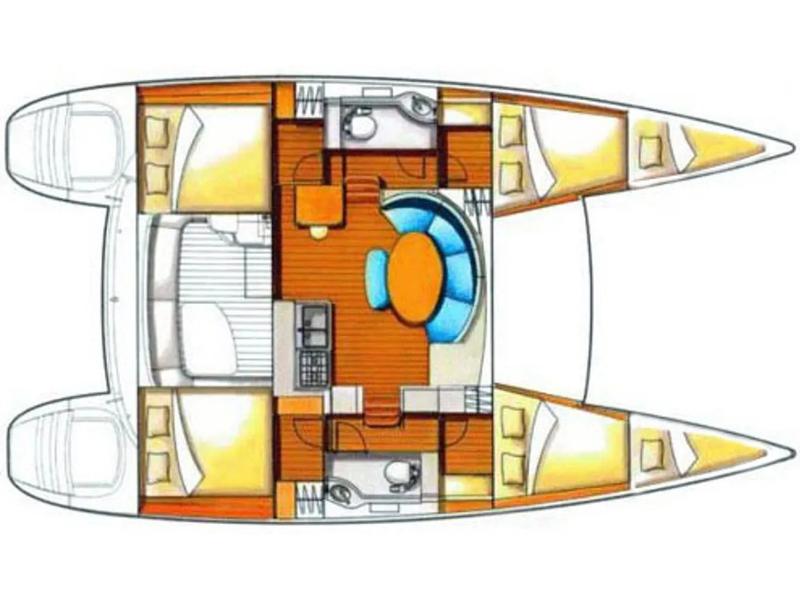 Book yachts online - catamaran - LAGOON 380 - Ti Ohana - rent
