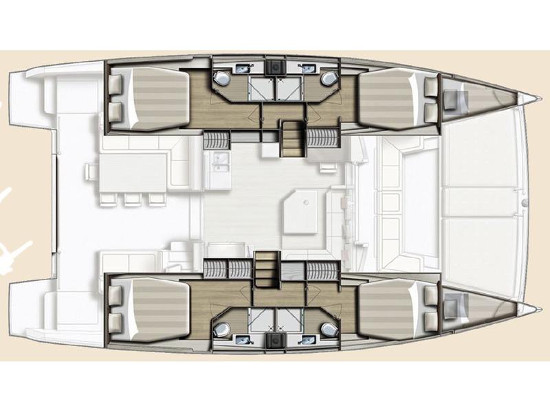 Book yachts online - catamaran - Bali 4.5 - Alceste - rent