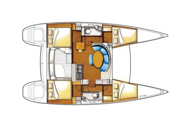 Book yachts online - False - Lagoon 380 (4Cab) - Pom'Ka - rent