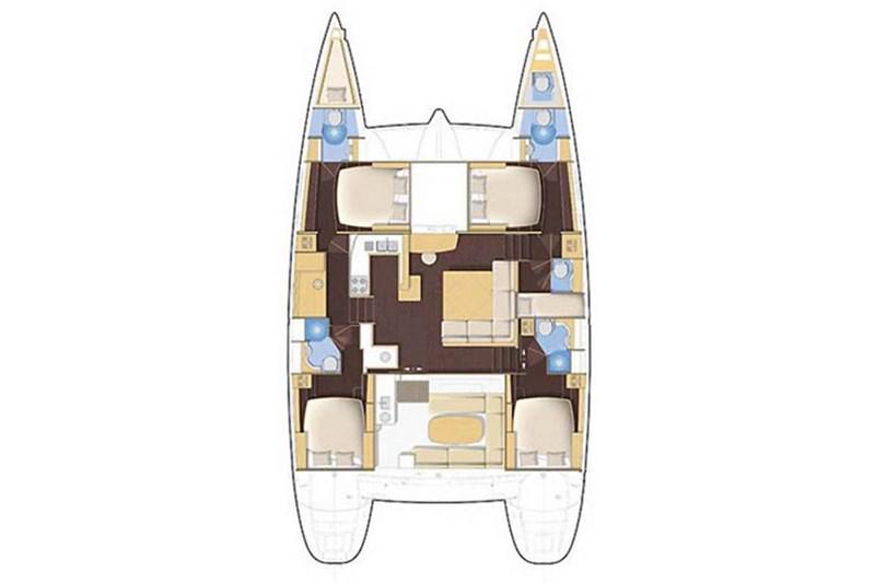 Book yachts online - False - Lagoon 500 (5Cab) - The Big Deal - rent
