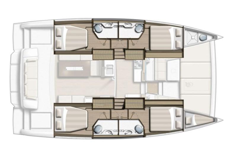 Book yachts online - False - Bali 4.2 (4+1Cab) - Supernova - rent