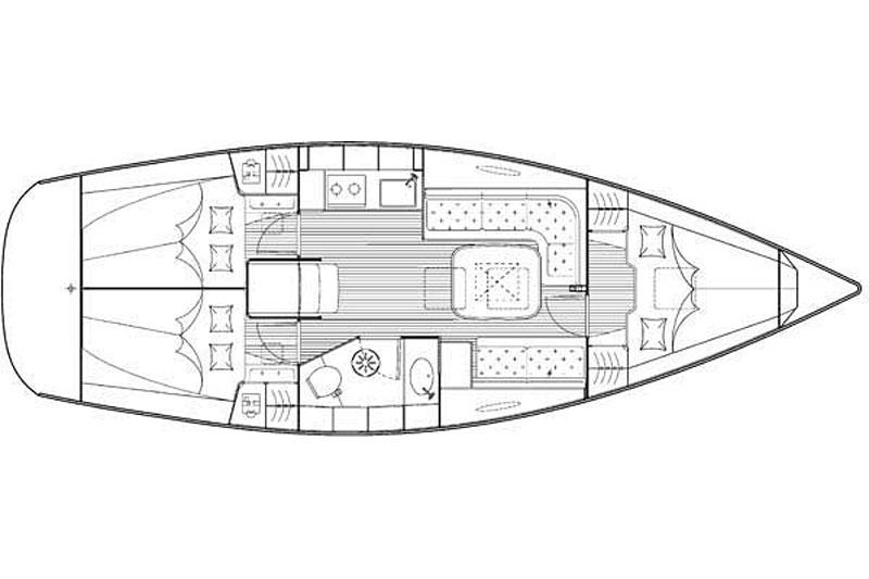 Book yachts online - False - Bavaria 35 Cruiser (3Cab) - SeaZen - rent