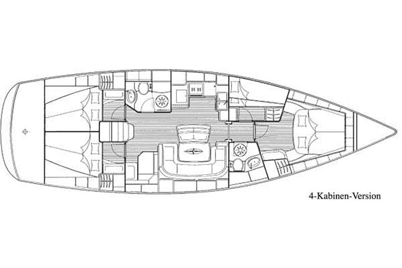 Book yachts online - False - Bavaria 46 Cruiser (4Cab) - She Got the House - rent