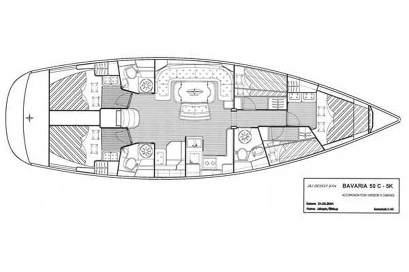 Book yachts online - False - Bavaria 50 Cruiser (5Cab) - Bella Gnocca - rent