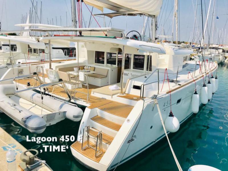 Book yachts online - catamaran - Lagoon 450 F - TIME  - rent