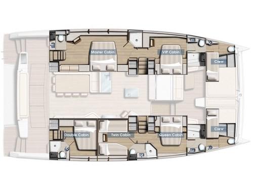 Book yachts online - catamaran - Bali 5.4. - New Horizons 3 - rent