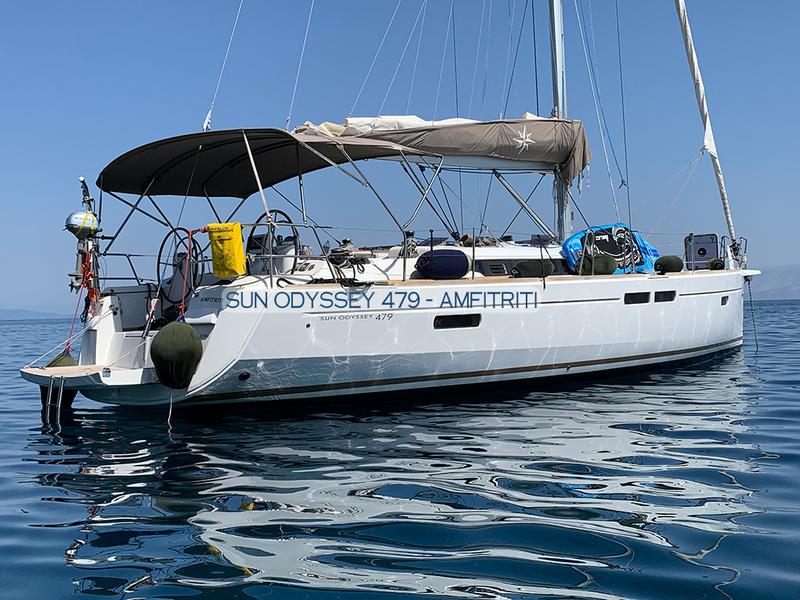 Book yachts online - sailboat - Sun Odyssey 479 - Amfitriti - rent