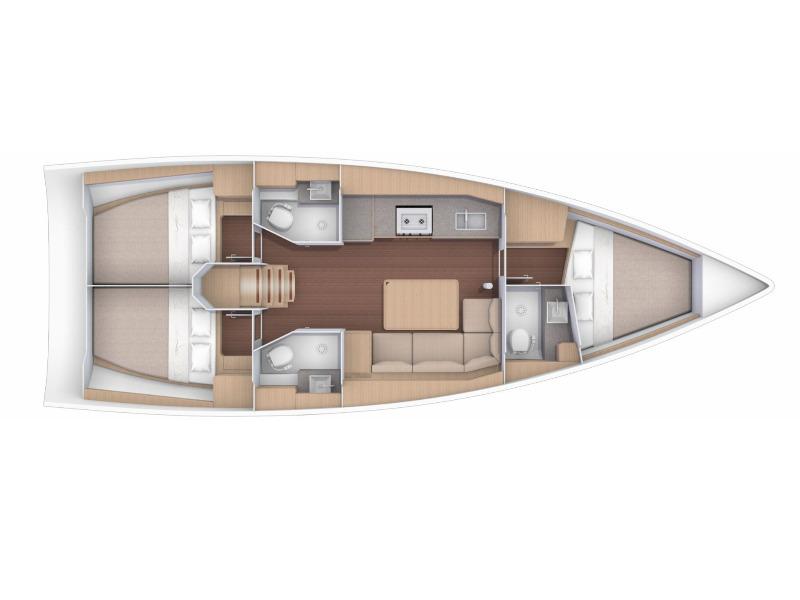 Book yachts online - sailboat - Dufour 390 Grand Large - Special One - rent