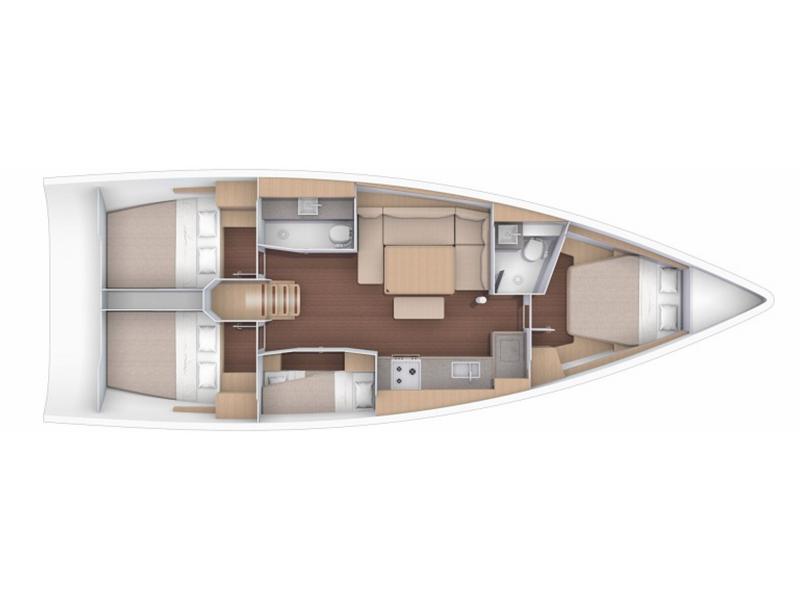 Book yachts online - sailboat - Dufour 430 GL - Tian - rent