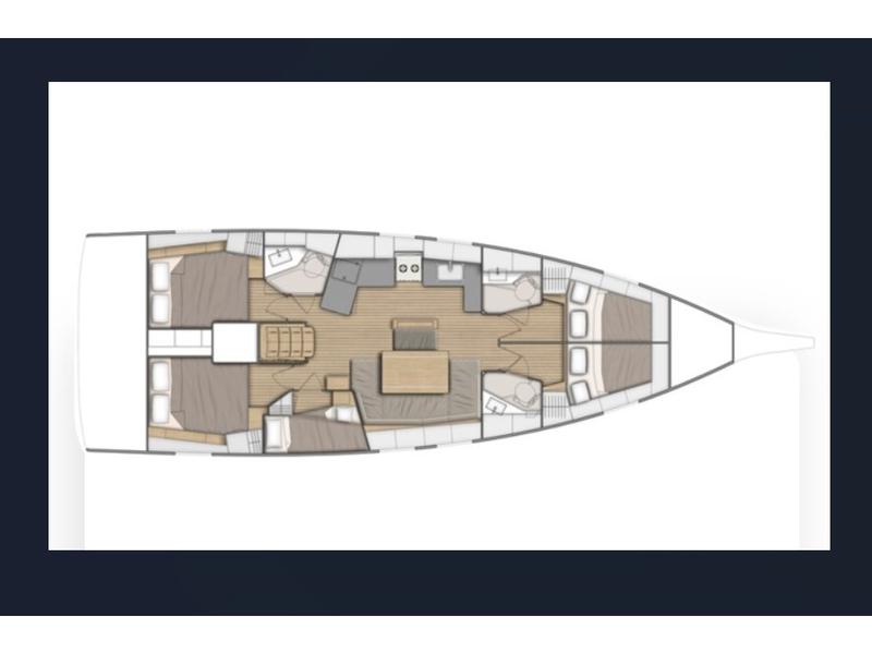 Book yachts online - sailboat - Oceanis 46.1  5 cabins - Irene - rent