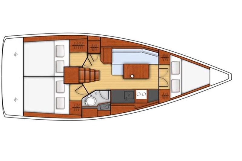 Book yachts online - False - Oceanis 35.1 (3Cab) - Guapa - rent