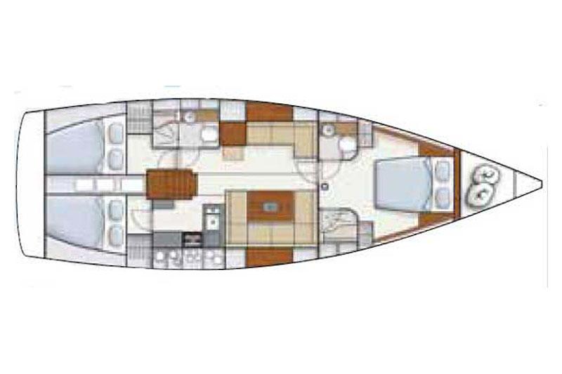 Book yachts online - False - Hanse 445 (3Cab) - Island Girl - rent